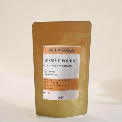 Lessive Poudre Ecologique – Pack 60 à 120 lavages